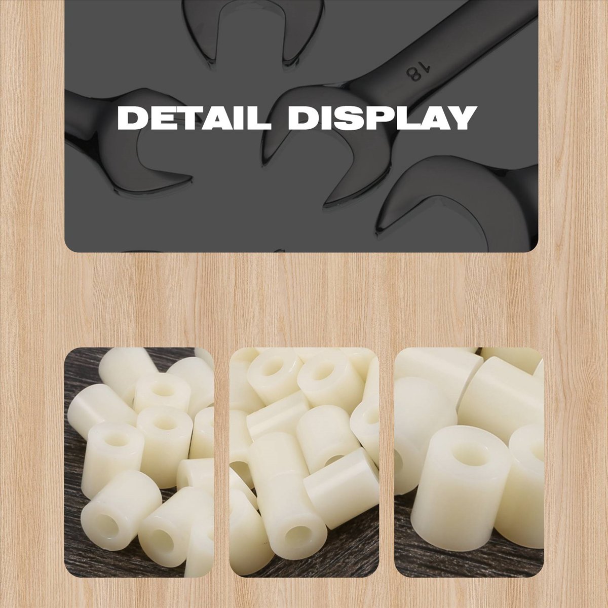 Pcb Holder Clamp - ABAN 7mmx3.2mmx8mm Suporte de Nylon para