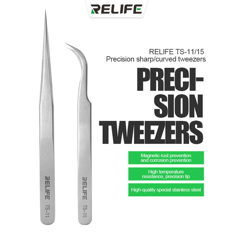 Relife TS-11 TS-15 pinças reta - Electronics Repair Service avaliação e preço